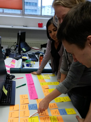 Co-design session with all StudyPortals designers